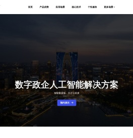 智言锐匠｜数字政企人工智能解决方案