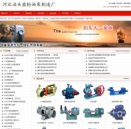 齿轮泵,螺杆泵,三螺杆泵,热油泵,保温泵_河北泊头齿轮油泵制造厂